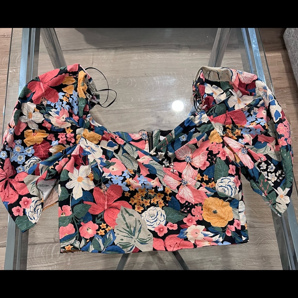 Floral Cropped Top